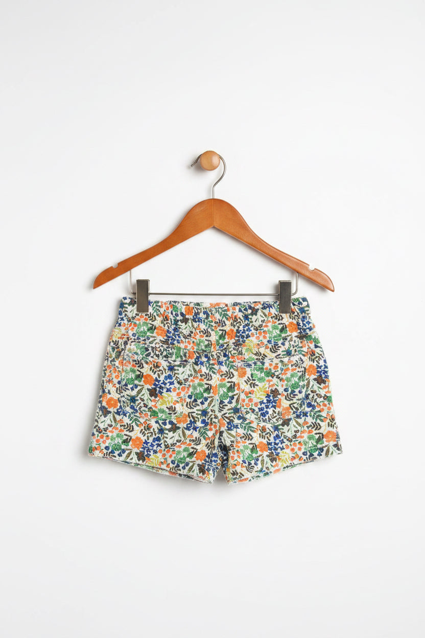 Colorful Floral Print Shorts