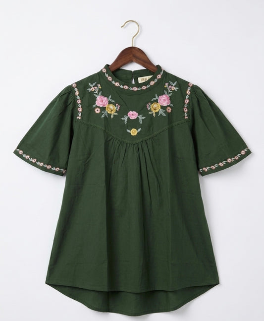 Flutter Sleeve Tunic Top