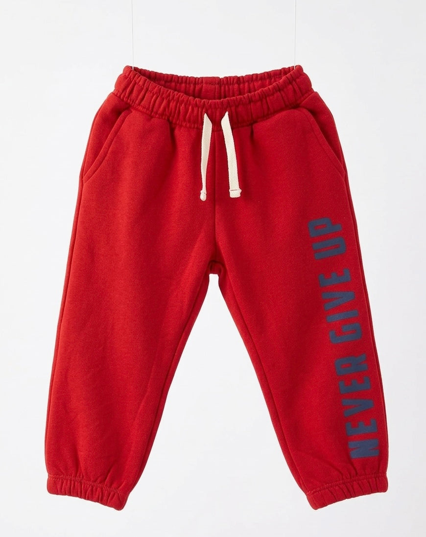 Ultra Soft Red Kids' Joggers