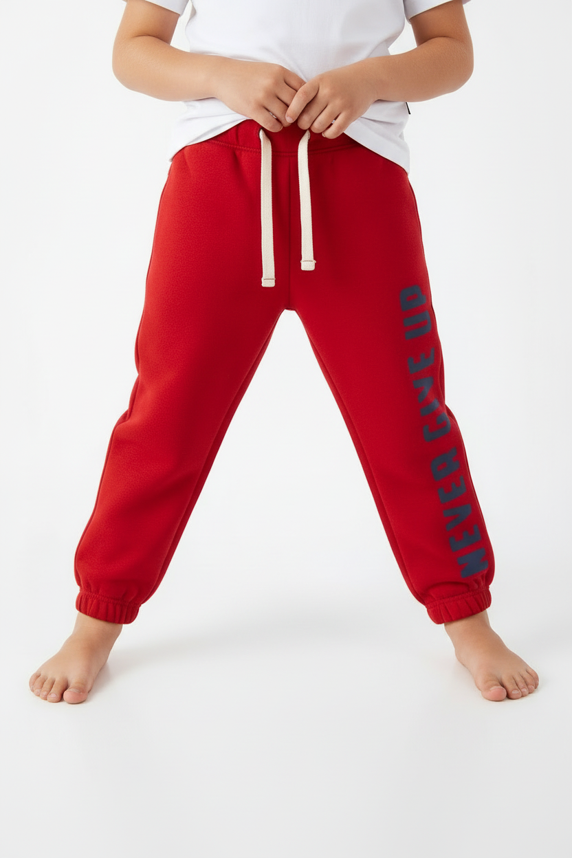 Ultra Soft Red Kids' Joggers