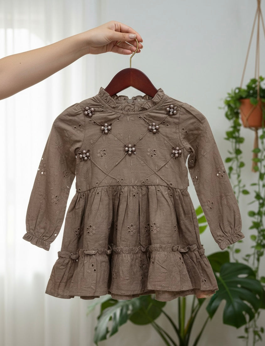 Mocha Brown One Piece Frock