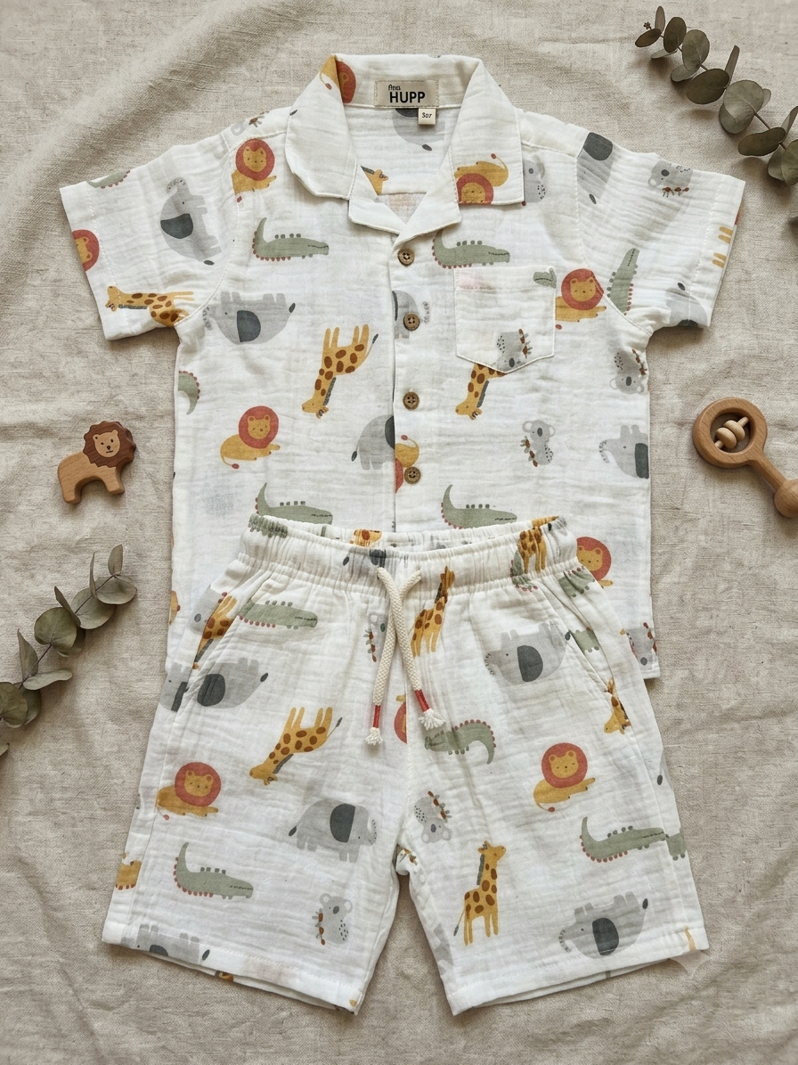 Safari Print 2 Piece Coord Set