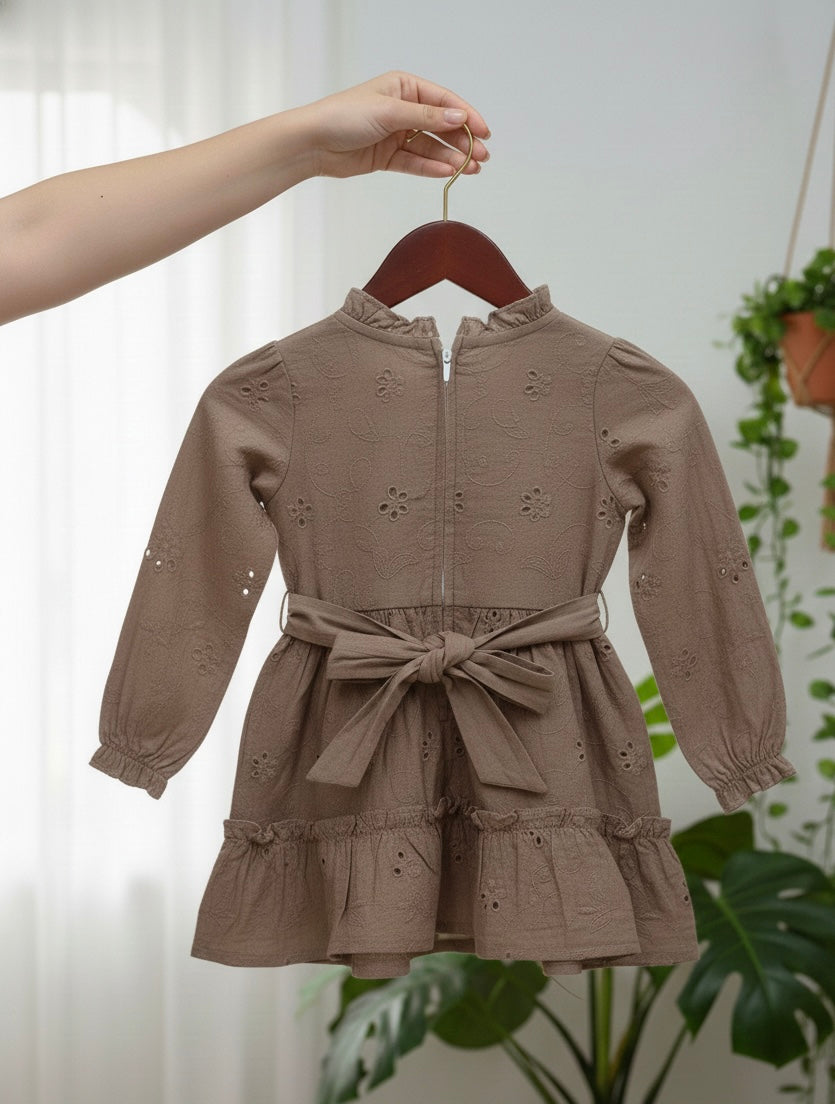 Mocha Brown One Piece Frock