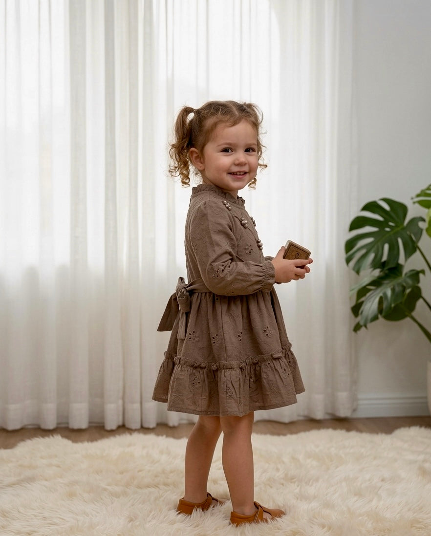 Mocha Brown One Piece Frock