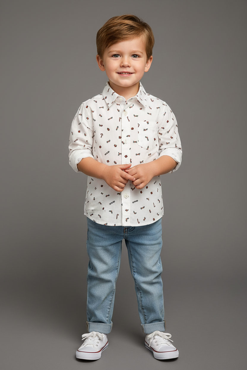 White Full Sleeve Shirt