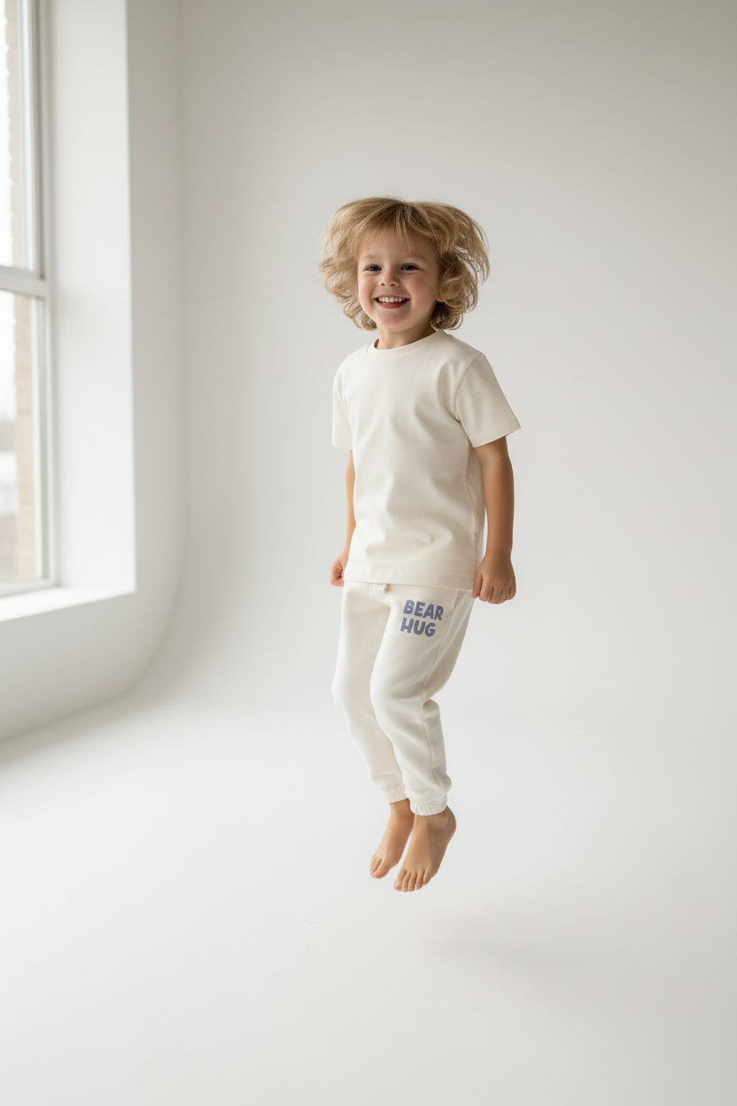 Ultra-Soft Cotton Joggers | Off-White