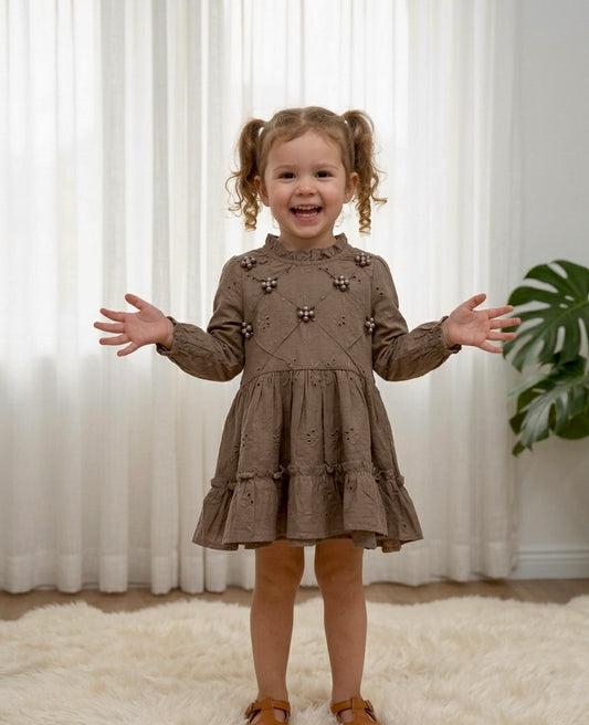 Mocha Brown One Piece Frock