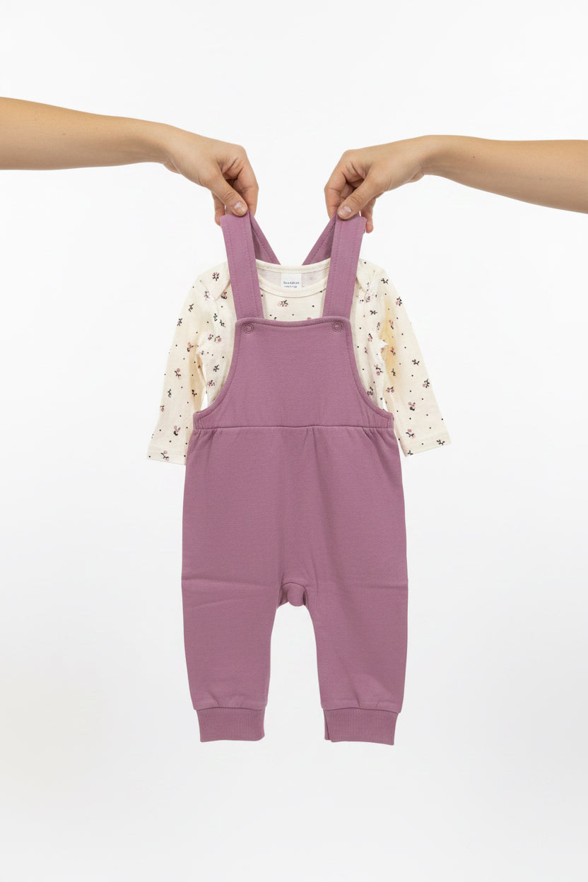 Dungaree Romper 2Piece Set