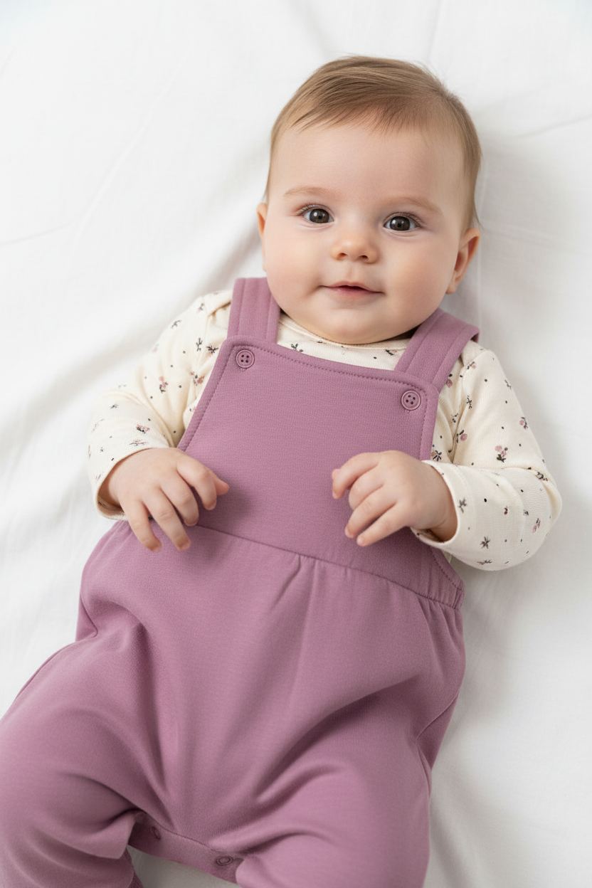 Dungaree Romper 2Piece Set