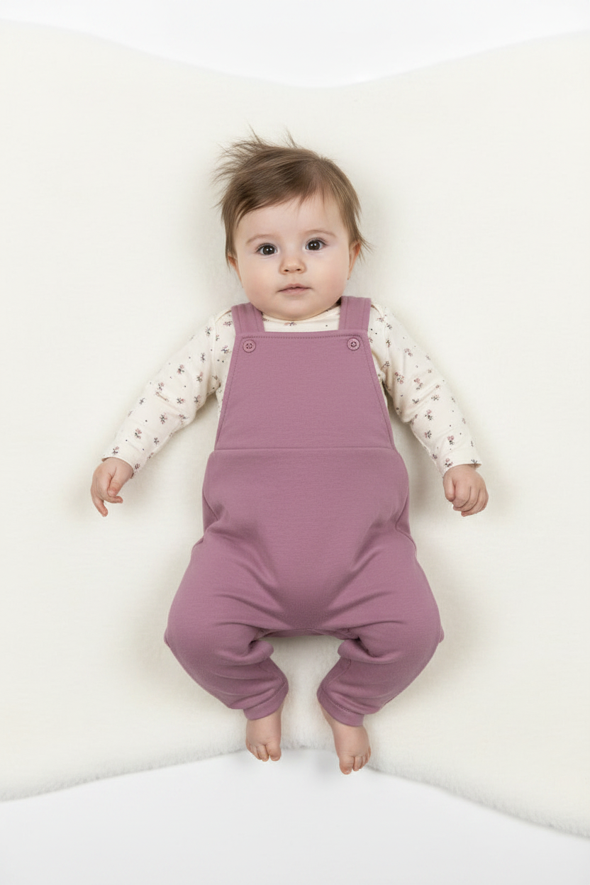 Dungaree Romper 2Piece Set