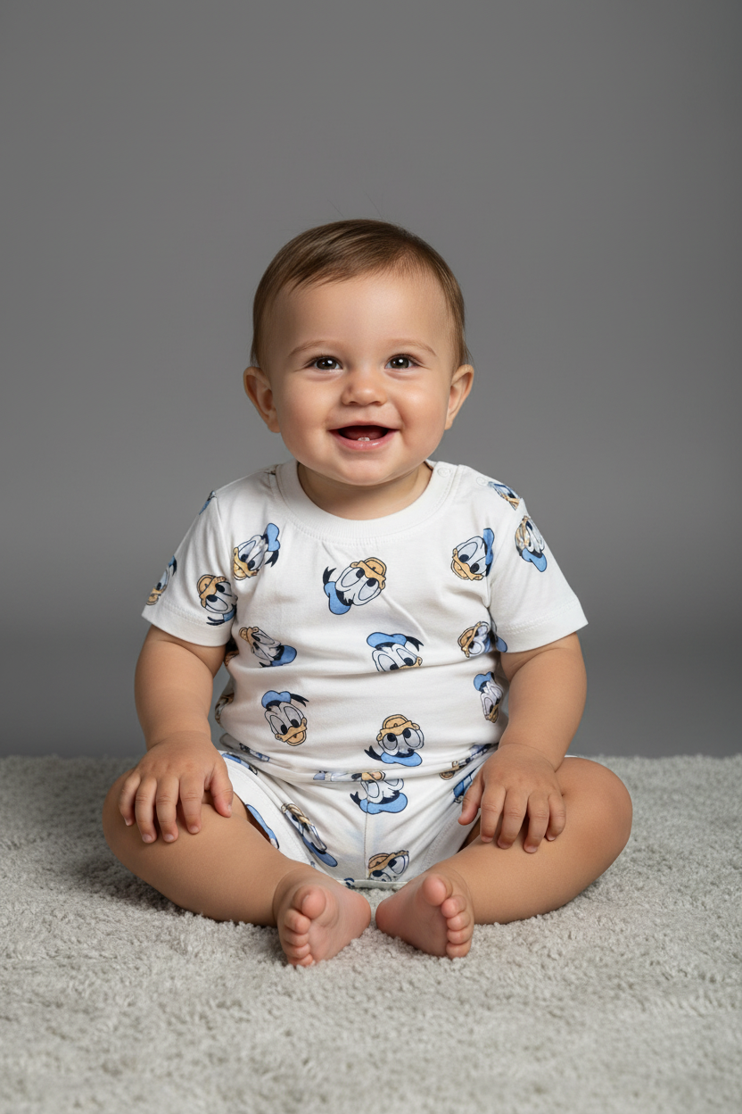 Donald Duck Print Coord Set