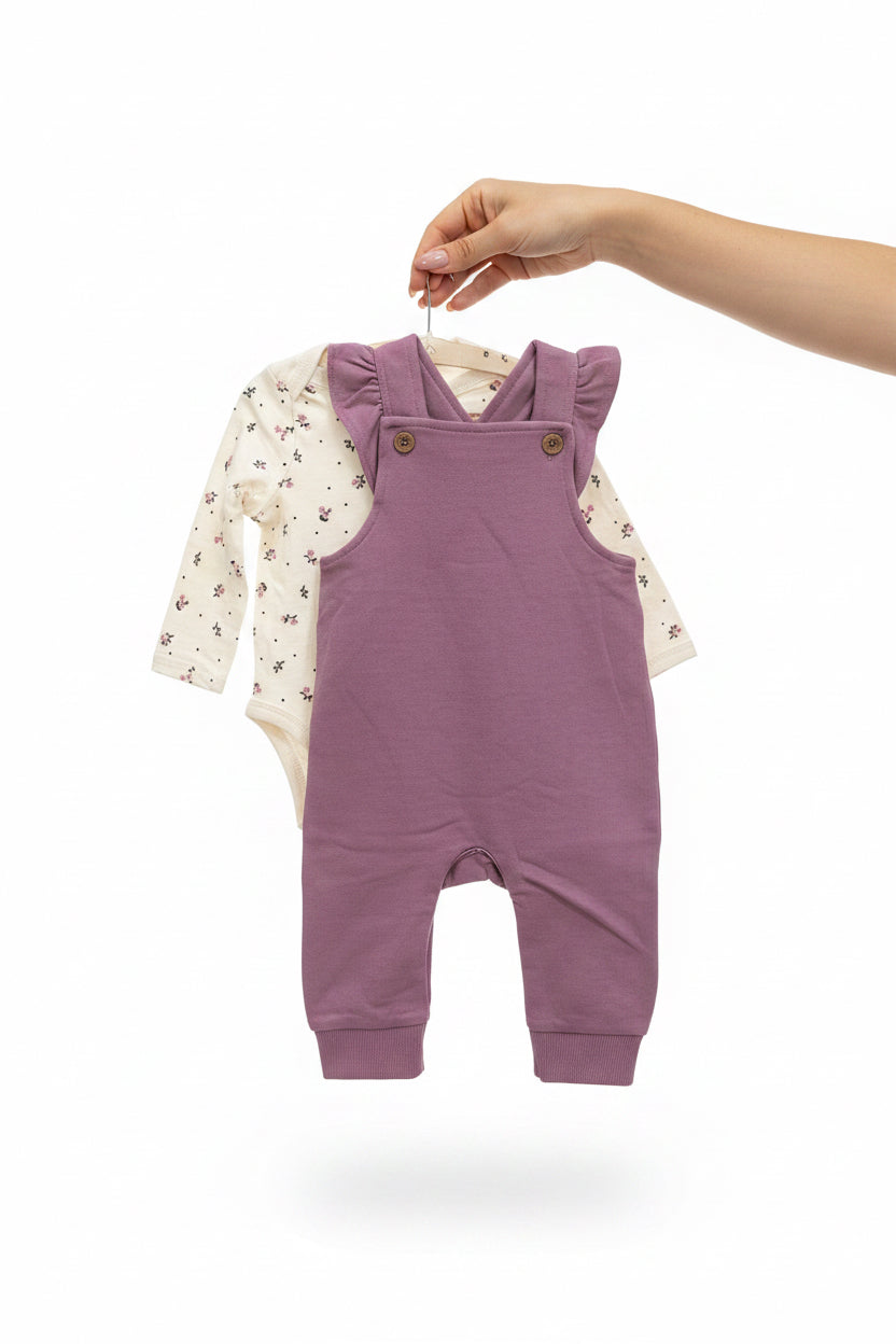 Dungaree Romper 2Piece Set
